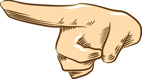 Finger Pointing Png Graphic Clipart Design 19806290 Png