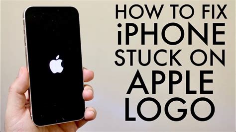 How To Fix Iphone Stuck On Apple Logo Youtube