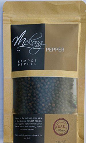 Organic Kampot Pepper Rare Cambodian Peppercorns Black Ounce By