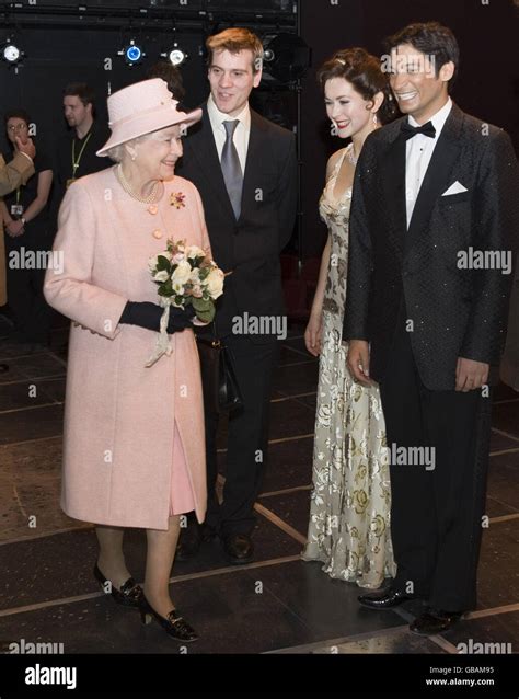 Britains Queen Elizabeth Ii Meets Rai Right Savannah Stephenson Hi Res