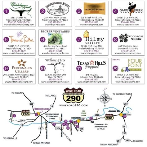 30 Texas Wine Trail Map Maps Database Source