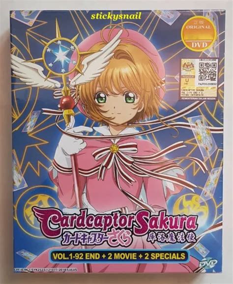 Anime Dvd Cardcaptor Sakura Complete Vol 1 92 End2 Movie2 Specials