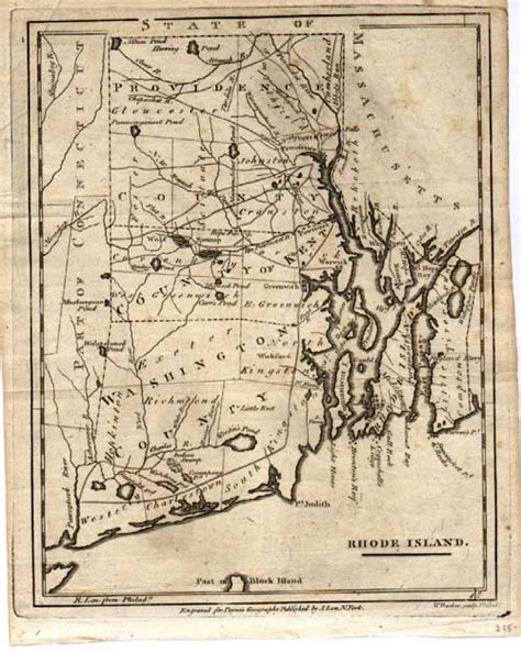 Rhode Island Colonial Map Of Rhode Island Colony Island Colony