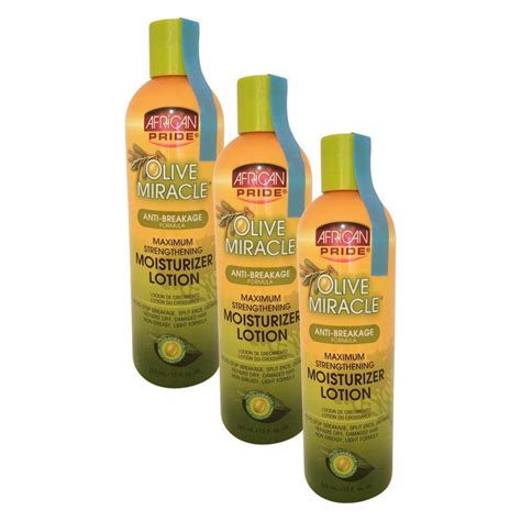 Pack Of 3 African Pride Olive Oil Conditioner Miracle Moisturizer