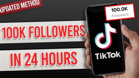 How To Get 100k Followers On Tiktok In 1 Day New Algorithm Method