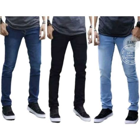 Jual Celana Panjang Jeans Pria Shopee Indonesia