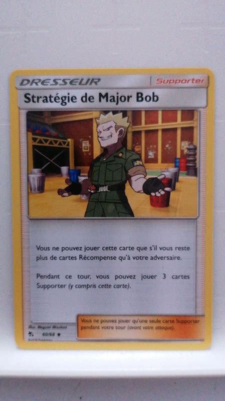 Carte Pokémon Stratégie De Major Bob Neuf Français Vinted
