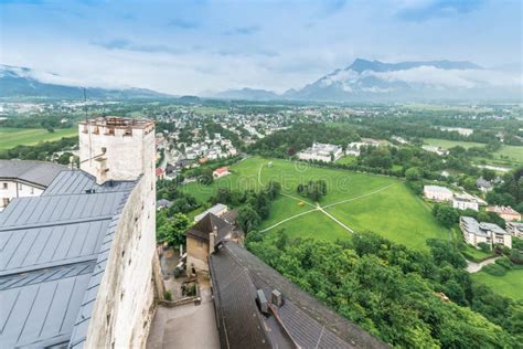 Hohensalzburg Castle In Salzburg Austria Stock Photo Image Of