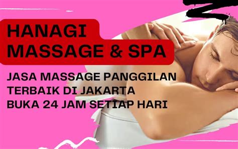 Pijat Panggilan Jakarta 24 Jam Hanagi Spa Massage