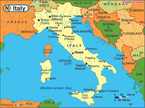 Map Of Italy France Oppidan Library