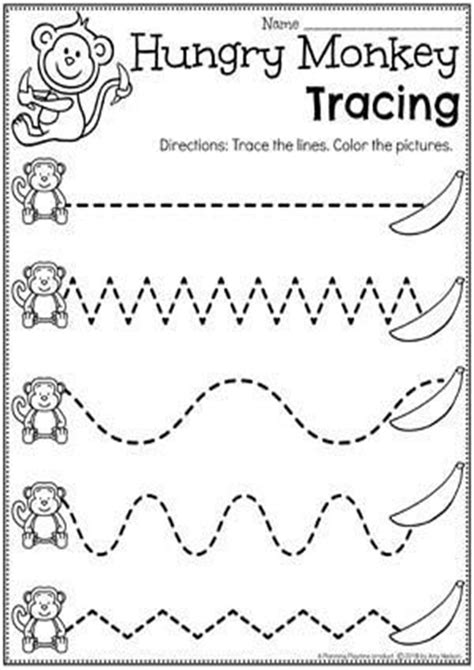 Free And Easy To Print Tracing Lines Worksheets Prewriting Activities