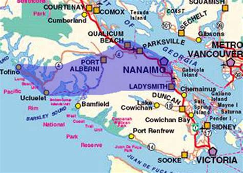 Map Of Vancouver Island Bc Maps For You