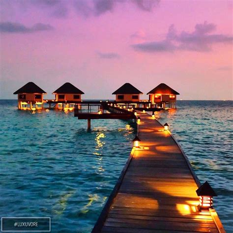 Sunset In Maldives Like And Comment If You Want This ️ Luxuvore For