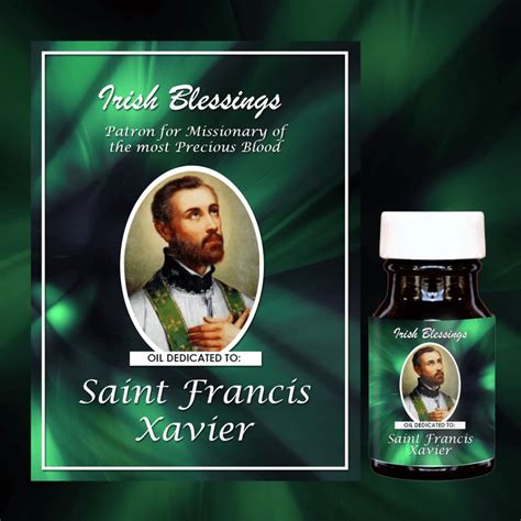 st francis xavier healing oil 4 patron for missionary of the most