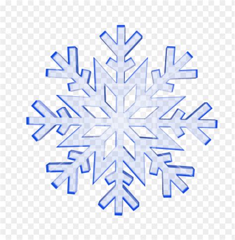 Blue Snowflake Transparent Background Png Image With Transparent