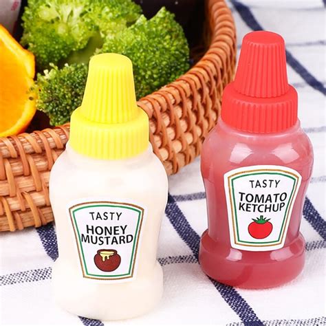 Ketchup Seasoning Bottle Mini Sauce Bottle Containers Sauces