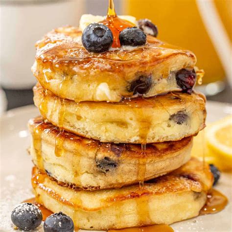 Lemon Blueberry Pancakes Recipe Valentinas Corner