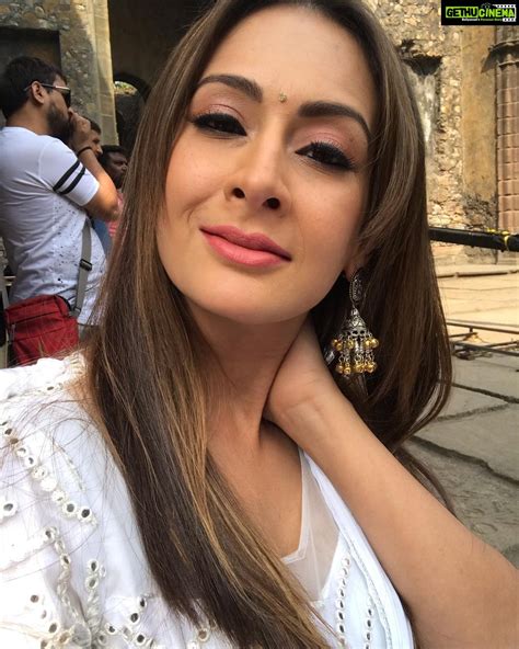 Preeti Jhangiani Instagram At The Shoot Of My Film Muavzaa Yesterday At The Picturesque