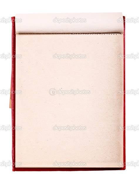 Open Blank Page Notebook Old Paper Notepad — Stock Photo © Ryhor 41835349