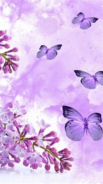 Flower Android Mobile Wallpapers Phone Backgrounds Butterfly