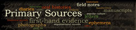 What Are Primary Sources Hist 202 Historical Research Libguides