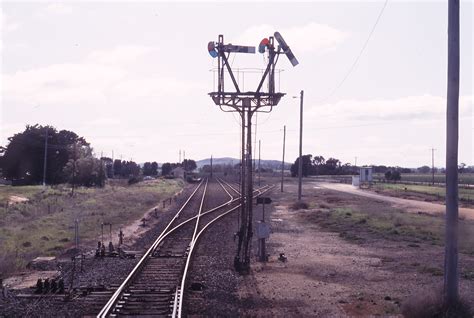 Weston Langford117697 Maroona Portland Line Junction Signals Looking