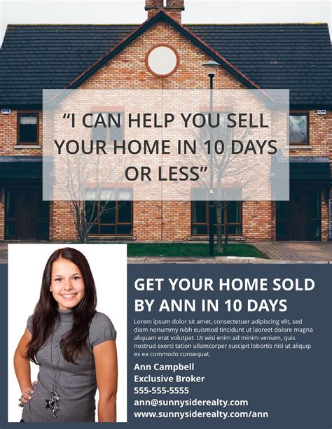 Free Realtor Flyer Templates Arts Arts