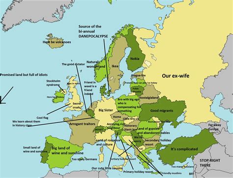 What Do You See When You Look At A Map Of Europe What Are The First