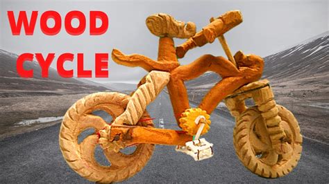 How To Make A Cycle With Wood Wooden Bike Diy Homemade Wooden Bike