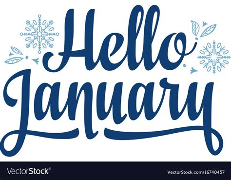 Download High Quality January Clipart Hello Transparent Png Images