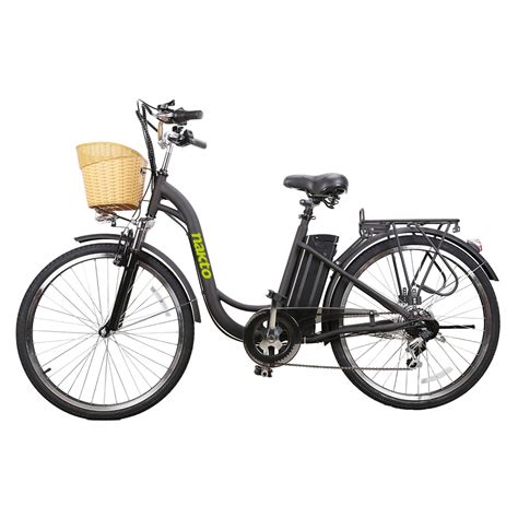 Even with the throttle mode and pedal assists, the pleasure of riding a bike through manual pedaling. NAKTO City Electric Bicycle CAMEL Women 26" Black - NAKTO ...