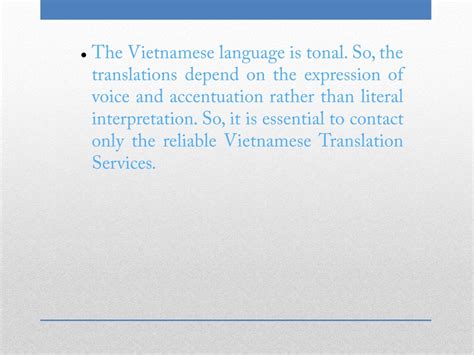 PPT - What are the New Prospects in Vietnamese Translation? PowerPoint