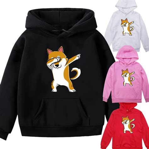 Kawaii Shiba Inu Casual Hoodies