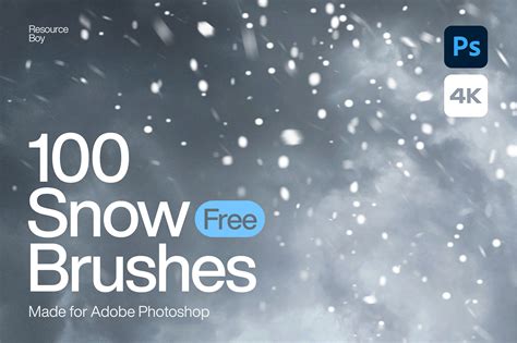 100 Free Snow Photoshop Brushes On Behance