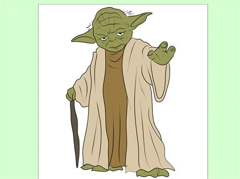 How To Draw Yoda From Star Wars 7 Steps With Pictures