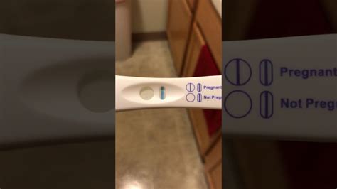 Faint Positive Pregnancy Test Within 2 Minutes Youtube