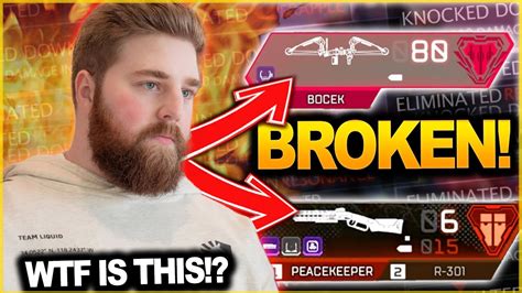 Rogue Taxi G Shows Why You Should Use Bocek Bow Peacekeeper In Predator Lobby Apex Legends