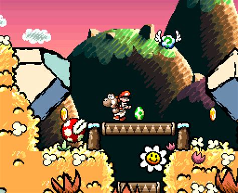 Super Mario World 2 Yoshis Island Snes 108 The King Of Grabs