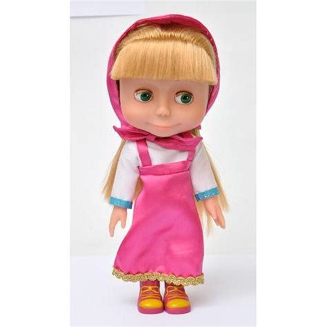 Best Sound Doll Masha 26 Cm 10 Plastic 100 Phrases Russian Cartoon Masha And Bear Educational