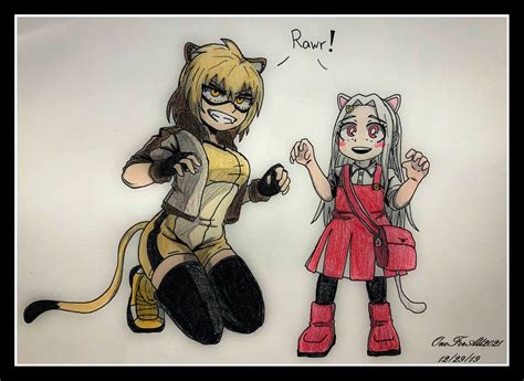 Bnha Eri Chan And The Lioness By Oneforall2021 On Deviantart