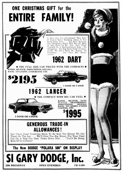 Bradys Bunch Of Lorain County Nostalgia Si Gary Dodge Ad Dec 8 1961