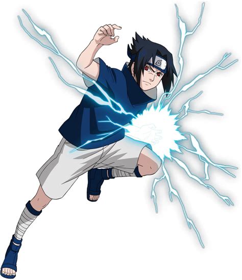 Sasuke Uchiha Doing Chidori Anime Naruto Naruto Desenho Naruto Mangá