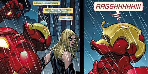 Iron Man Marvel Super Heroe Squad Scared