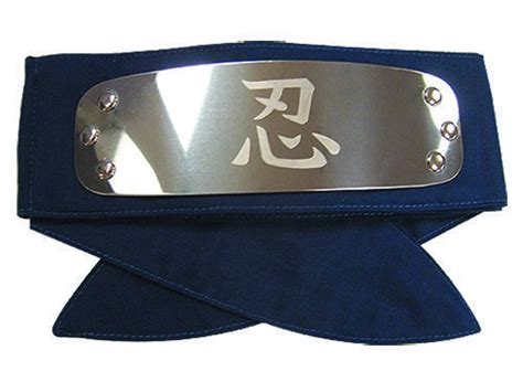 GE Animation Naruto Shippuden Shinobi Allied Forces Army Headband Naruto Blue Headband