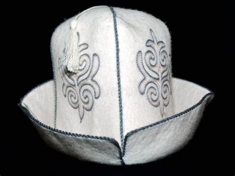 Kyrgyz Hat Stock Image Image Of Decoration Cloth Made 61868377