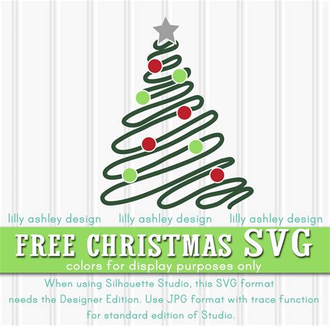 Free Christmas SVG Cut File