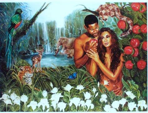 In The Garden Of Eden By Katherine Roundtree Garden Of Eden Adam And