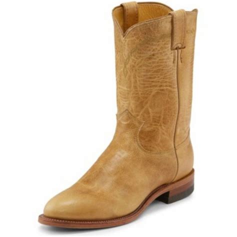 Justin Mens Brock Roper Round Toe Boots Country Horseloverz