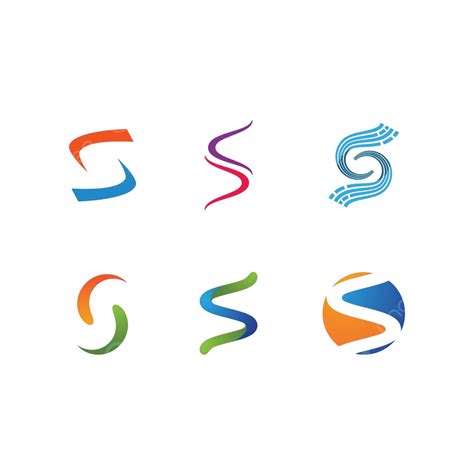 Set Of S Letter Logo Design Letter Company Template Vector Letter