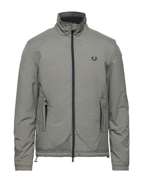 fred perry jackets in sage green modesens